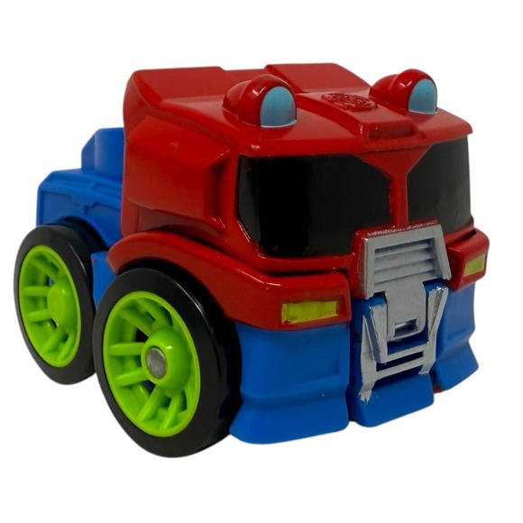 Hasbro TRANSFORMERS Playskool Heroes RESCUE BOTS Flip Racer OPTIMUS PRIME (2017) - Picture 1 of 6